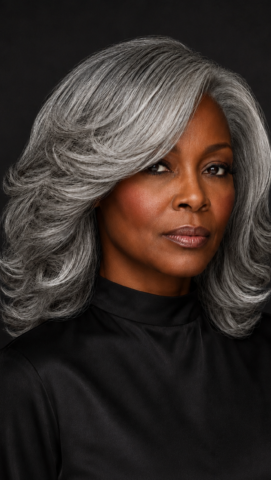 100% Natural Grey Hair